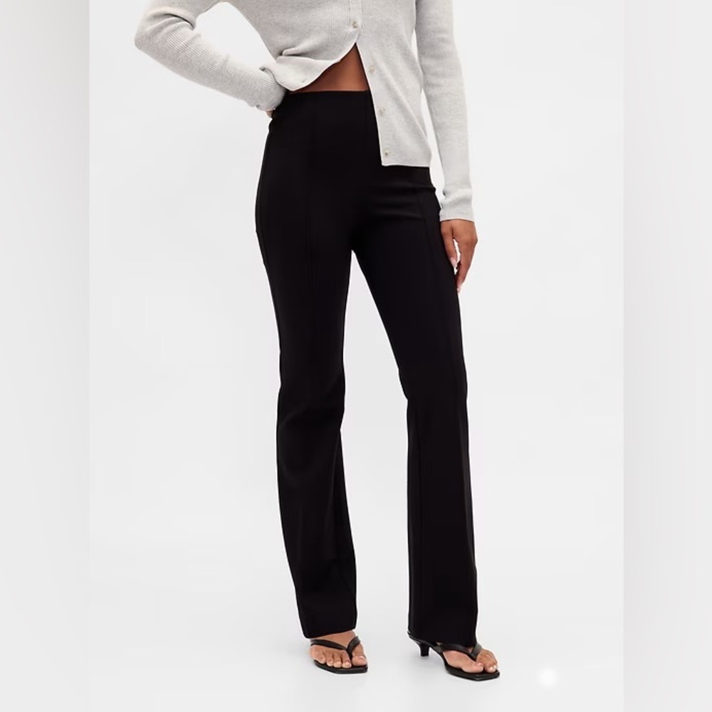 NWT! GAP Black High Rise Double Knit Boot Pants